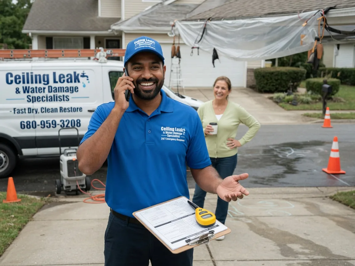 Ceiling Leak Cleanup Dexter City, OH FAQs